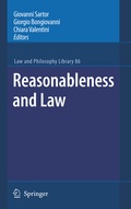 Cover: Reasonableness and Law - Springer