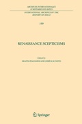 Cover: Renaissance Scepticisms - Springer