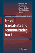 Cover: Ethical Traceability and Communicating Food - Springer