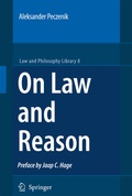 Cover: On Law and Reason - Springer