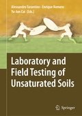 Cover: Laboratory and Field Testing of Unsaturated Soils - Springer