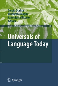 Enlarge image Cover: Universals of Language Today - Springer