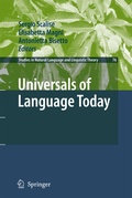 Cover: Universals of Language Today - Springer
