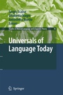 Cover: Universals of Language Today - Springer