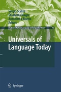 Cover: Universals of Language Today - Springer