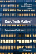 Cover: Does Truth Matter? - Springer