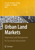 Cover: Urban Land Markets - Springer