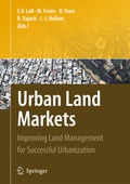 Cover: Urban Land Markets - Springer