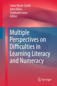 Enlarge image Cover: Multiple Perspectives on Difficulties in Learning Literacy and Numeracy - Springer