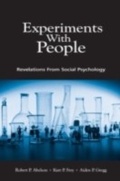 Cover: Experiments With People - Psychology Press