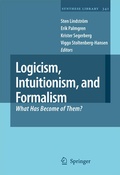Cover: Logicism, Intuitionism, and Formalism - Springer