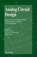 Cover: Analog Circuit Design - Springer