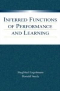 Enlarge image Cover: Inferred Functions of Performance and Learning - Psychology Press