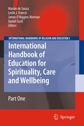 Cover: International Handbook of Education for Spirituality, Care and Wellbeing - Springer