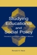 Cover: Studying Educational and Social Policy - Routledge