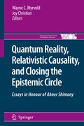 Cover: Quantum Reality, Relativistic Causality, and Closing the Epistemic Circle - Springer
