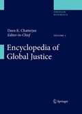Cover: Encyclopedia of Global Justice - Springer