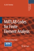 Cover: MATLAB Codes for Finite Element Analysis - Springer