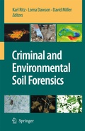 Cover: Criminal and Environmental Soil Forensics - Springer