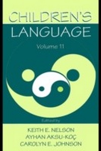 Enlarge image Cover: Children's Language - Psychology Press