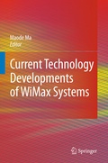 Cover: Current Technology Developments of WiMax Systems - Springer