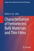 Cover: Characterisation of Ferroelectric Bulk Materials and Thin Films - Springer