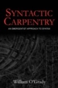 Cover: Syntactic Carpentry - Routledge