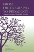 Cover: From Orthography to Pedagogy - Psychology Press