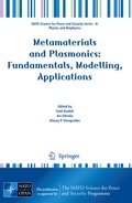 Cover: Metamaterials and Plasmonics: Fundamentals, Modelling, Applications - Springer