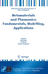 Enlarge image Cover: Metamaterials and Plasmonics: Fundamentals, Modelling, Applications - Springer