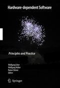 Cover: Hardware-dependent Software - Springer