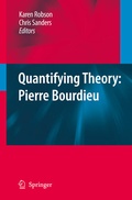 Cover: Quantifying Theory: Pierre Bourdieu - Springer