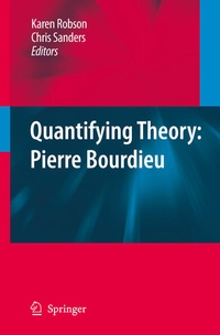 Enlarge image Cover: Quantifying Theory: Pierre Bourdieu - Springer
