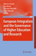 Cover: European Integration and the Governance of Higher Education and Research - Springer