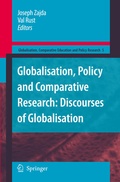Cover: Globalisation, Policy and Comparative Research - Springer