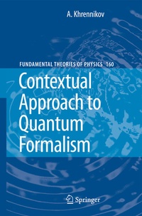 Enlarge image Cover: Contextual Approach to Quantum Formalism - Springer