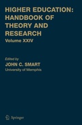 Cover: Higher Education: Handbook of Theory and Research - Springer