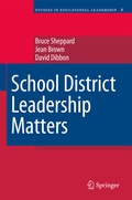 Cover: School District Leadership Matters - Springer