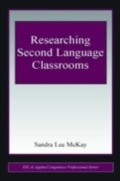 Cover: Researching Second Language Classrooms - Routledge