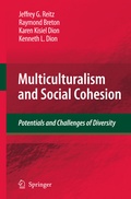 Cover: Multiculturalism and Social Cohesion - Springer