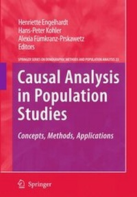 Enlarge image Cover: Causal Analysis in Population Studies - Springer