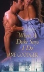 Cover: When a Duke Says I Do - Zebra Books