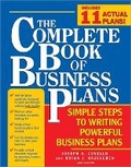 Cover: The Complete Book of Business Plans - Sourcebooks, Inc