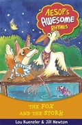 Cover: Aesop's Awesome Rhymes: The Fox and the Stork - Orchard Books