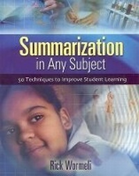 Enlarge image Cover: Summarization in Any Subject - Association for Supervision & Curriculum Development