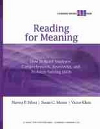 Enlarge image Cover: Reading for Meaning - Association for Supervision & Curriculum Development