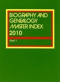 Cover: Biography & Genealogy Master Index, Part 1 - Cengage Gale