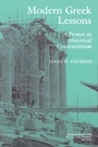 Cover: Modern Greek Lessons - Princeton University Press