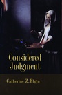 Cover: Considered Judgment - Princeton University Press