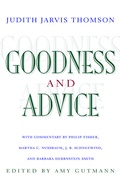 Cover: Goodness and Advice - Princeton University Press